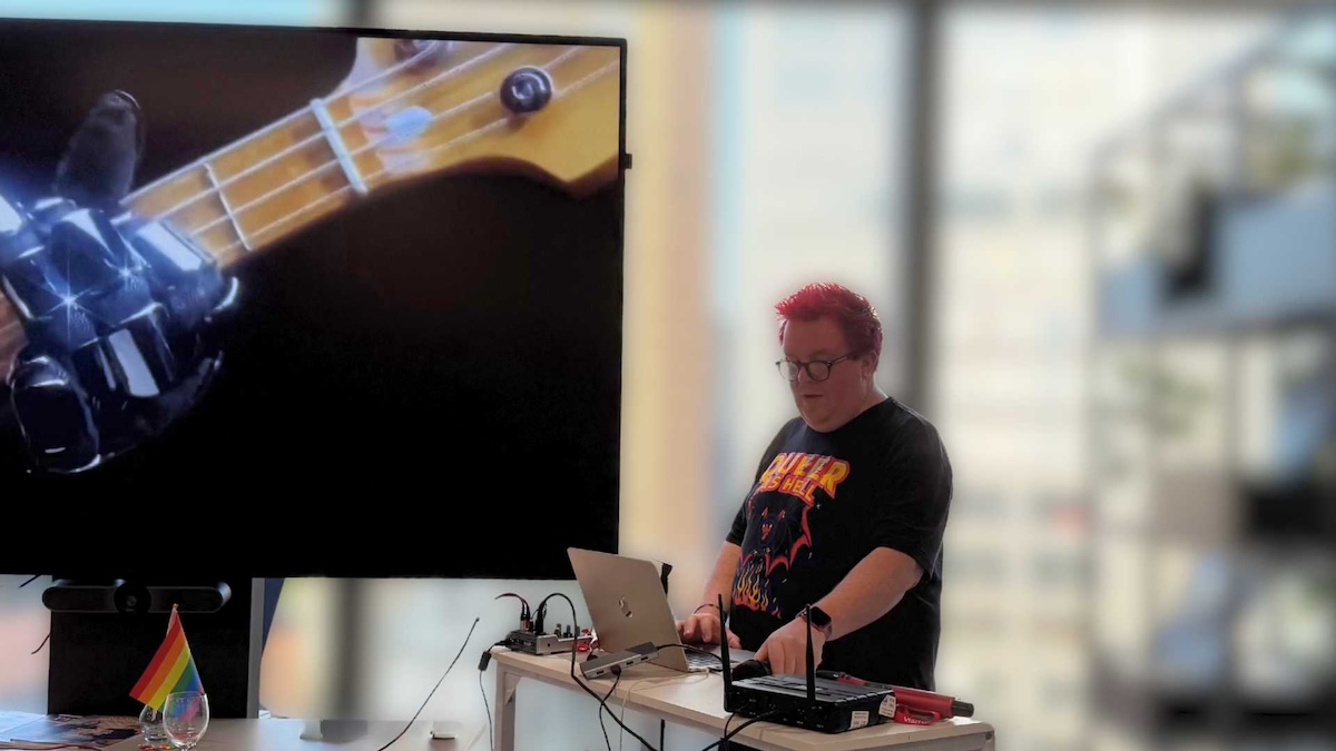 Sometimes the Boss has to DJ too